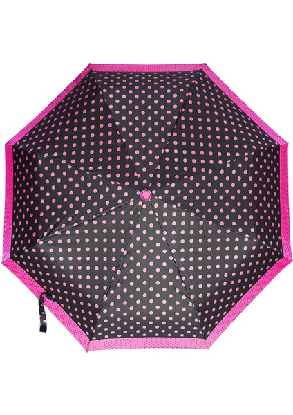 Full Otomatik 8 Telli Dayanıklı Fuşya Punlı Bayan Şemsiye fiyatları