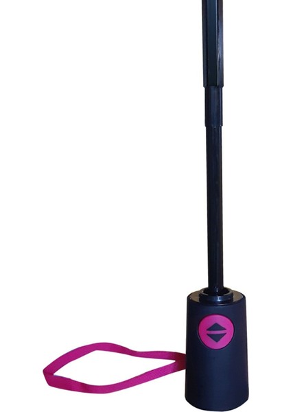 Full Otomatik 8 Telli Dayanıklı Fuşya Punlı Bayan Şemsiye fırsatları