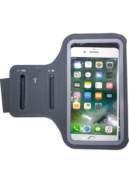 14.5x7.5cm Ölçülerinde Cep Telefonu Için Taşıma Kılıfı Kol Bandı