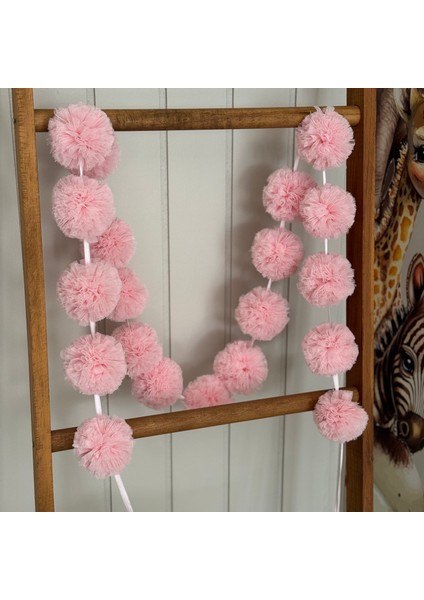 Toz Pembe Sıralı Ponpon Mini Ponpon fiyatları