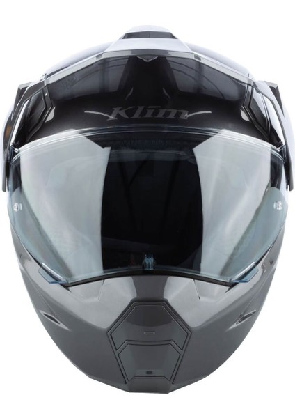 X1 Alpha Carbon Korumalı Adv Motosiklet Kaskı Metalik Gri Gri indirimleri