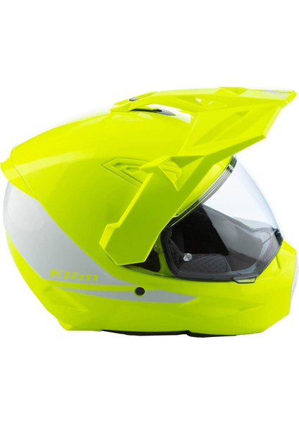 X1 Alpha Carbon Korumalı Adv Motosiklet Kaskı Sarı Beyaz fırsatları