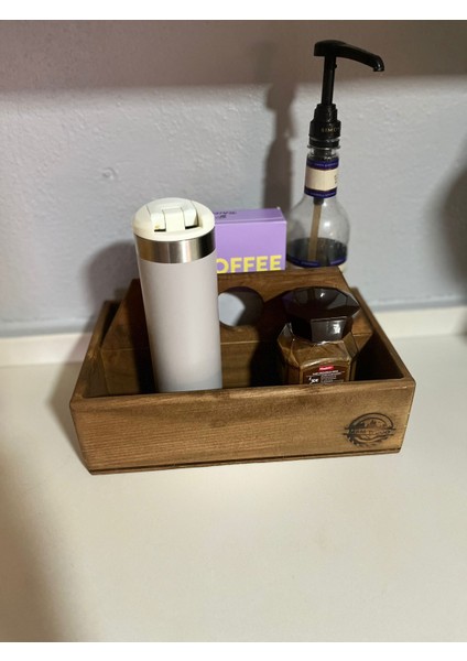 Ahşap Çok Amaçlı Organizer Düzenleyici Kutu