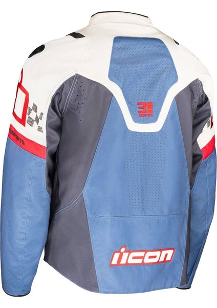 Contra 3 Hero Korumalı Motosiklet Montu Beyaz Kırmızı Mavi fiyatları