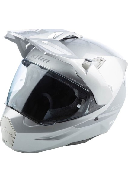 X1 Alpha Carbon Korumalı Adv Motosiklet Kaskı Gümüş Gri