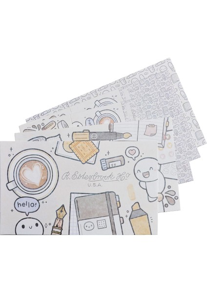 x The Coffee Monster Helen Wang Forgotten Iced Coffee Blotter Paper Kurutma Kağıdı