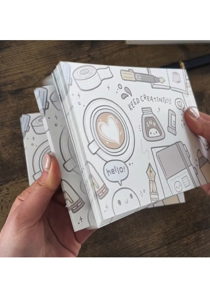 x The Coffee Monster Helen Wang Forgotten Iced Coffee Blotter Paper Kurutma Kağıdı fiyatları