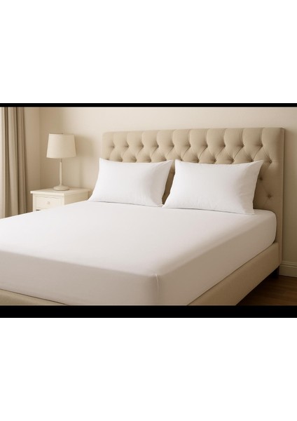 Pamuklu Lastikli Çarşaf ve 2 Adet Yastık Kılıfı