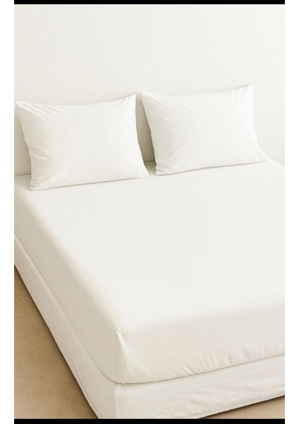 Pamuklu Lastikli Çarşaf ve 2 Adet Yastık Kılıfı fiyatları