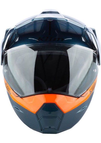 X1 Alpha Carbon Concept Korumalı Adv Motosiklet Kaskı Mavioranj indirimleri