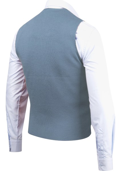 Erkek Düğmeli Spor / Regular Triko Örme Kolsuz Yelek - 4241LS fırsatları