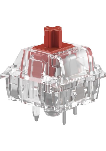 Oyun - Mekanik Oyun Klavyeleri Için Fox Ağır Doğrusal Anahtarlar (110 Adet), Hotswap Klavyeler ve Pc Oyunları Için Önceden Yayımlanmış, Sessiz Kırmızı Anahtarlar, Arkadan Aydınlatmalı