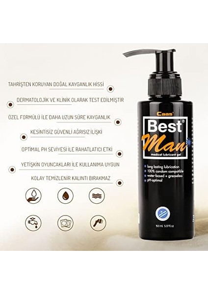 Best Man Lubricant Jel, 150 ml modelleri