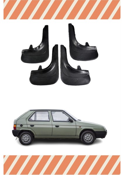 Skoda Favorit 4'lü Tozluk Çamurluk Paçalık