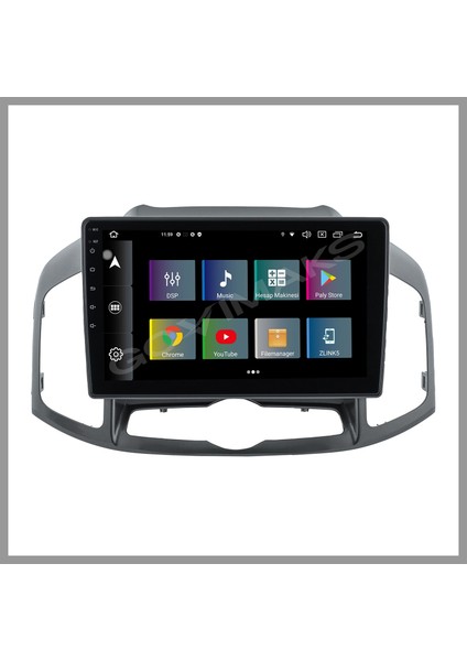 GOVİMAKS CHEVROLET CAPTIVA 2012-2016 UYUMLU 2 GB RAM 32 GB HAFIZA ANDROID MULTIMEDIA TEYP