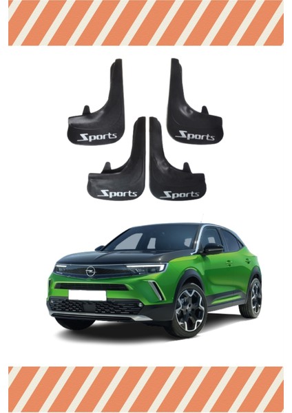 Opel Mokka 2012-2020 Sports Yazılı 4'lü Tozluk Çamurluk Paçalık