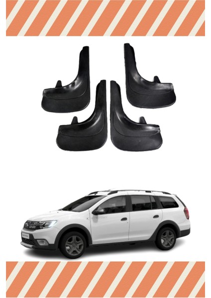 Dacia Logan Mcv Tüm Kasalar 4'lü Tozluk Çamurluk Paçalık