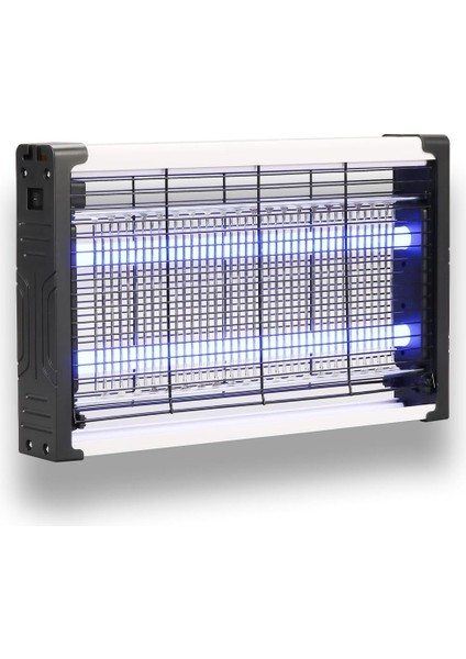Aksesuarcı 6W 220V/50Hz Iki Ledli Uv Işık Profesyonel Sinek Öldürücü, Ultraviole Işıklı Büyük Boy Sinek Öldürücü, Haşere Öldürücü, Böcek Öldürücü