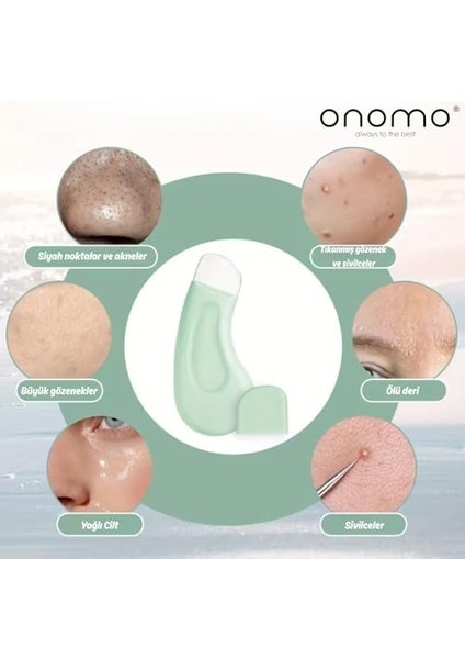 Onomo Siyah Nokta Temizleyici, Yeşil, 8 cm x 4 Cm, Burun Için Cilt Bakım Aleti Yeşil/mor fiyatları