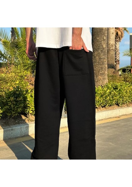 Premium Kışlık Ayarlanabilir Paça Oversize Eşofman Altı