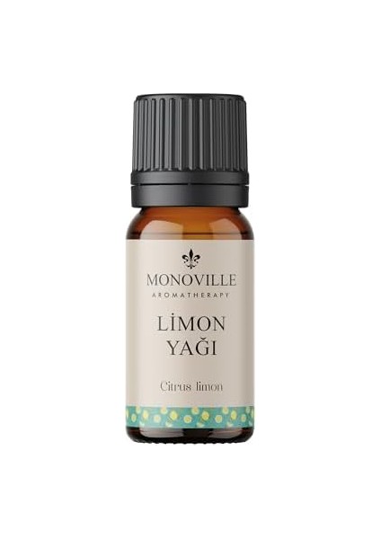 Monoville Limon Uçucu Yağı 10 ML%100 Saf ve Doğal (Lemon Essantial Oil)