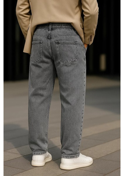 Erkek Günlük Premium Gri Baggy Pantolon indirimleri