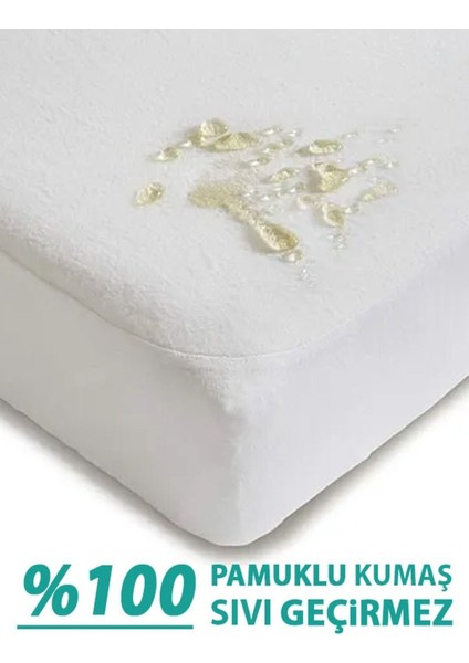 %100 Pamuk Sıvı Geçirmez Bebek ve Çocuk Yatak Koruyucu Alez Park Beşik Kreş Anaokulu Alezi 50 x 90 indirimleri