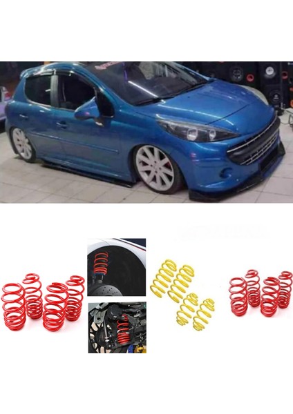 Peugeot 207 2006.2014 Coil-Ex 3.5 cm Helezon Spor Yay