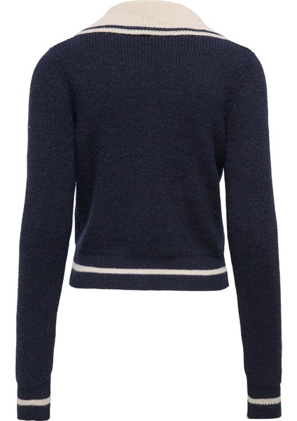 Lacivert Kadın Hırka Onlzoe Ls Cardıgan Collar Knt fiyatları