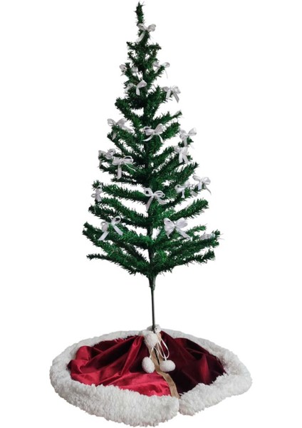 19 Adet Beyaz, Yılbaşı Çam Ağacı Fiyonk Kurdele. Yeni Yıl Noel Parti Dekorasyon Süsleri modelleri