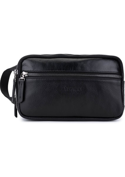 Erkek Hakiki Deri Siyah Deri El Çantası 147 1197 Erk Cnt SK25-26 Sıyah Dr