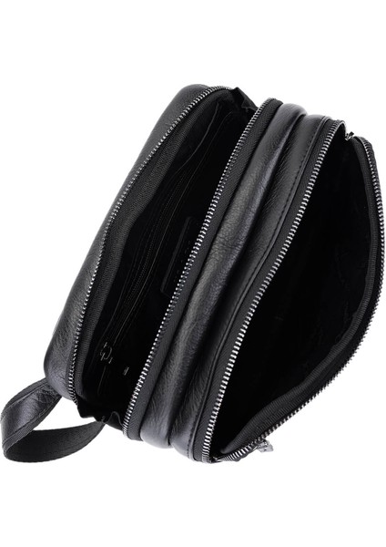 Erkek Hakiki Deri Siyah Deri El Çantası 147 1197 Erk Cnt SK25-26 Sıyah Dr fırsatları