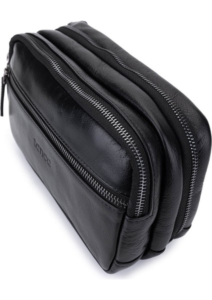 Erkek Hakiki Deri Siyah Deri El Çantası 147 1197 Erk Cnt SK25-26 Sıyah Dr indirimleri