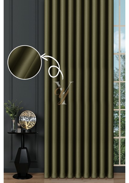 Blackout Fon Perde V-2036 Asker Yeşili