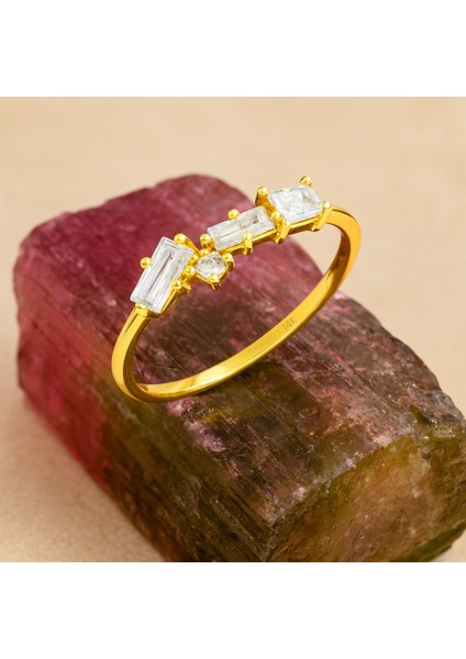 14 Ayar Altın Baget Yüzük, Minimalist Nişan Yüzüğü, Söz Yüzüğü, Yıldönümü Hediyesi fiyatları