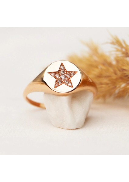 14 Ayar Altın Yıldız Yüzük, Yıldız Patlaması Yüzük, Kutup Yıldızı Yüzük modelleri