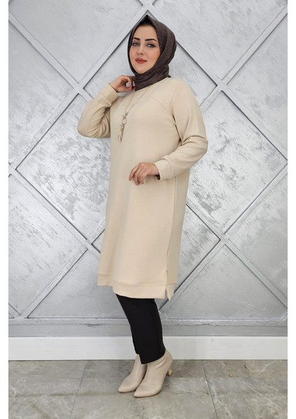 Kadın Kolye Detaylı Tesettür Tunik