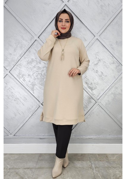 Kadın Kolye Detaylı Tesettür Tunik modelleri