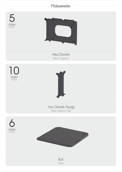 5 Katlı Ayakkabılık - Portatif Ayakkabı Standı fırsatları