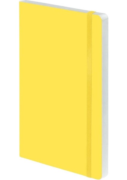 L Gri Noktalı Defter Boat Yellow