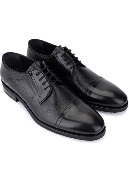 Erkek Hakiki Deri Siyah Klasik Ayakkabı 16 2394 Erk Ayk SK25-26 Sıyah fiyatları