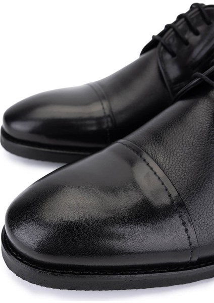 Erkek Hakiki Deri Siyah Klasik Ayakkabı 16 2394 Erk Ayk SK25-26 Sıyah modelleri