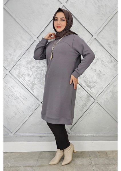 Kadın Kolye Detaylı Tesettür Tunik