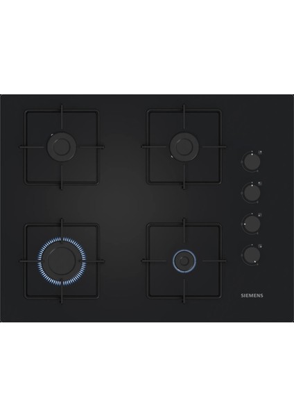 EO7C6PP30O IQ300 Gazlı Ocak 67 cm Sert Cam, Siyah