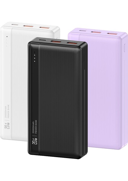 CD203 10000 Mah Powerbank | 20W Pd + Qc3.0 Hızlı Şarj | Type-C & USB Çıkışlı | LED Dijital Ekranlı Taşınabilir Şarj Cihazı