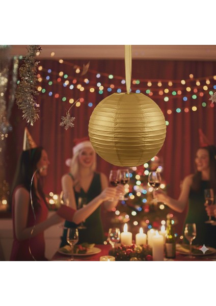 35 cm – Metalik Altın Gold Büyük Japon Feneri Çin Feneri Parti Dekorasyonu fiyatları