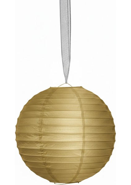 35 cm – Metalik Altın Gold Büyük Japon Feneri Çin Feneri Parti Dekorasyonu modelleri