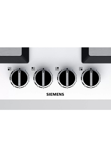 EP6A2PB20O IQ500 Gazlı Ocak 60 cm Sert Cam, Beyaz fiyatları