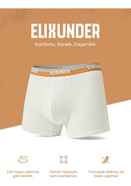 6'lı Erkek Boxer Glad And Comfortable Terletmez Nefes Alabilen Pamuklu Boxer