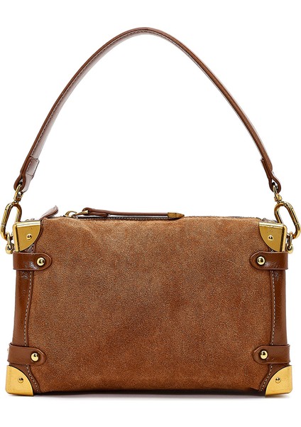 Kadın Taba Uzun Askılı Süet Deri Mini Kol Çantası 25WBD252410 fırsatları